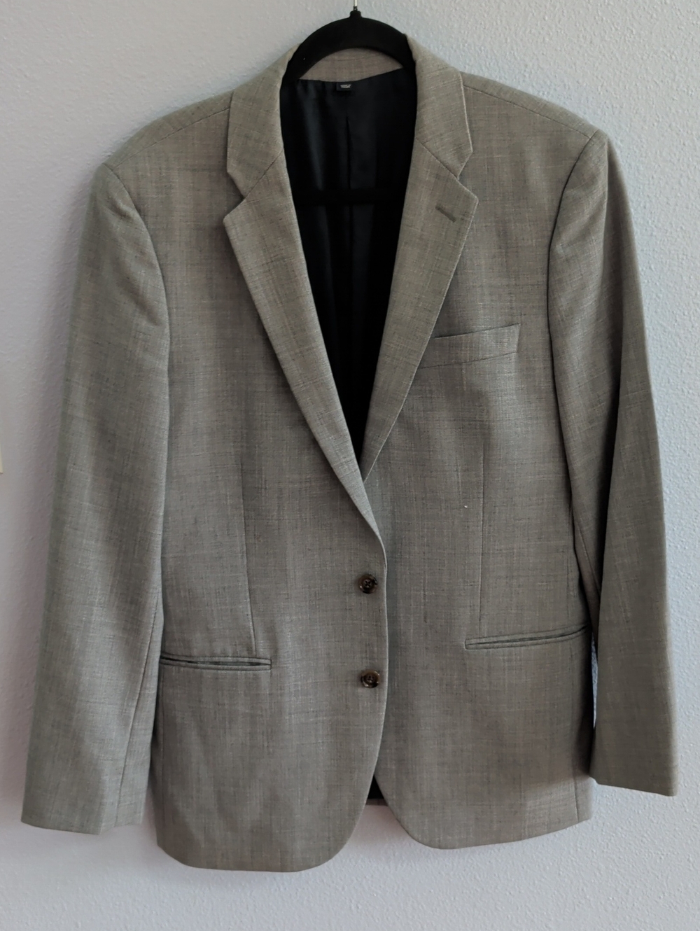 J. Crew Thompson Men's Light Gray Two-Button Sport Coat Blazer